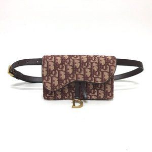 Christian Dior Trotter SADDLE belt pouch Waist pouch body bag